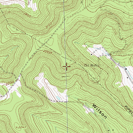 Topographic Map of Town of Genesee, NY