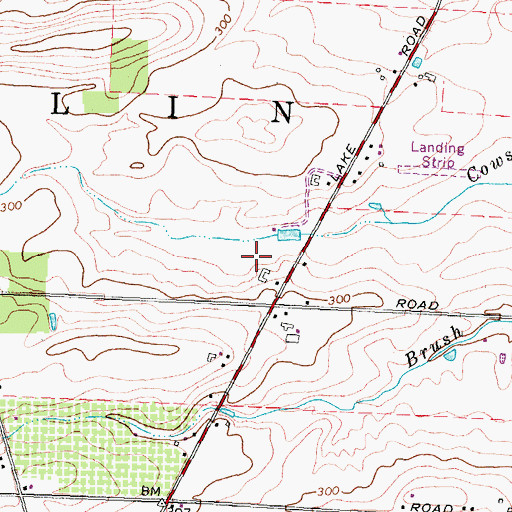 Topographic Map of Town of Hamlin, NY