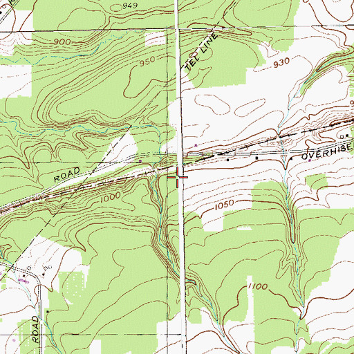 Topographic Map of Town of Hanover, NY