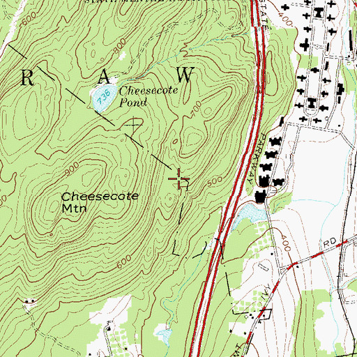 Topographic Map of Town of Haverstraw, NY