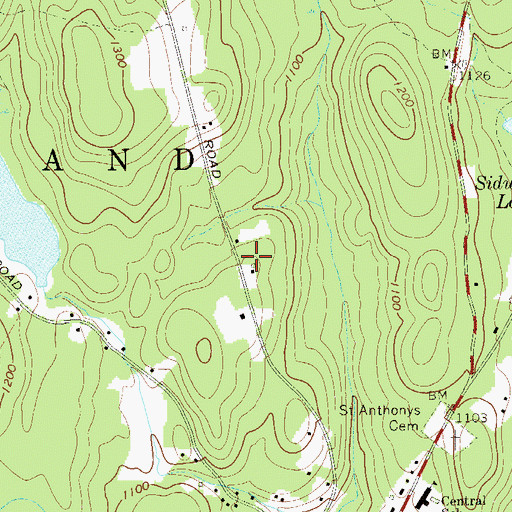 Topographic Map of Town of Highland, NY