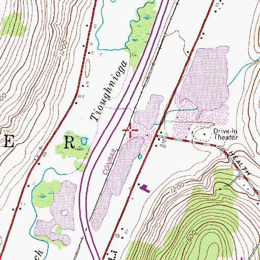 Topographic Map of Town of Homer, NY
