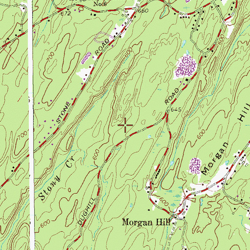 Topographic Map of Town of Hurley, NY