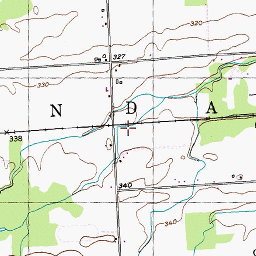 Topographic Map of Town of Kendall, NY