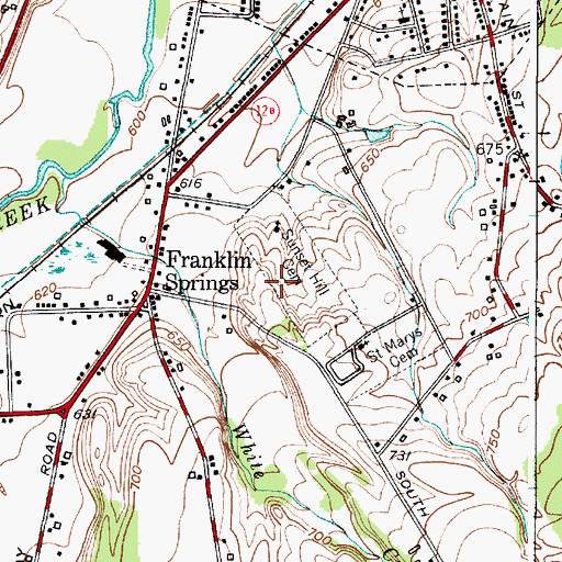 Topographic Map of Town of Kirkland, NY