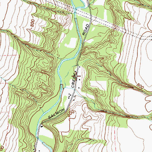 Topographic Map of Town of Lansing, NY