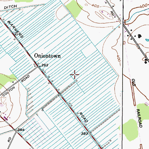 Topographic Map of Town of Lenox, NY