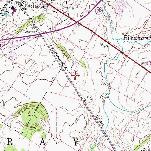 Topographic Map of Town of Le Ray, NY