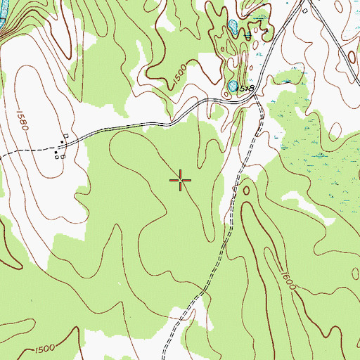Topographic Map of Town of Lewis, NY