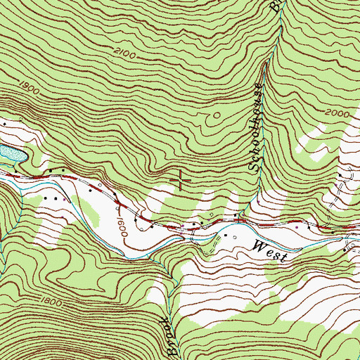 Topographic Map of Town of Lexington, NY