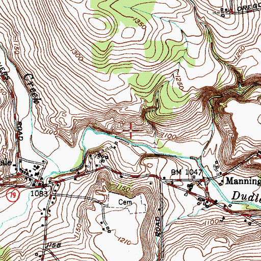 Topographic Map of Town of Lisle, NY