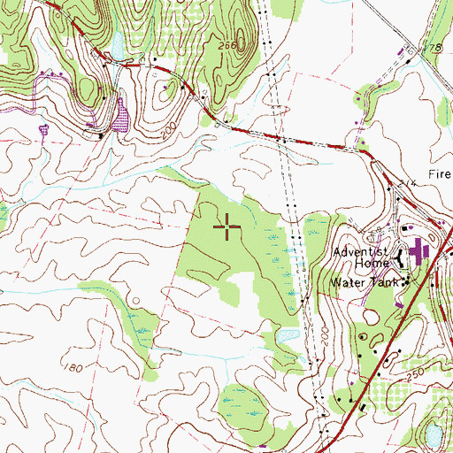 Topographic Map of Town of Livingston, NY