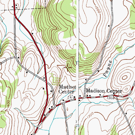 Topographic Map of Town of Madison, NY