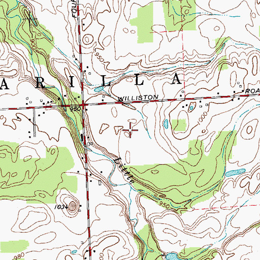 Topographic Map of Town of Marilla, NY