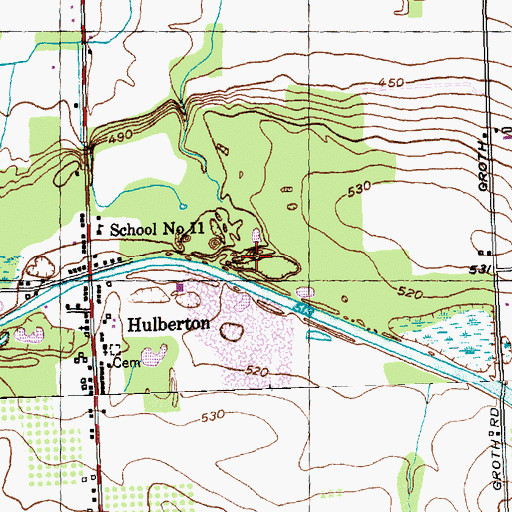 Topographic Map of Town of Murray, NY