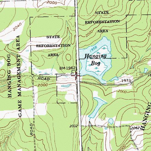 Topographic Map of Town of New Hudson, NY