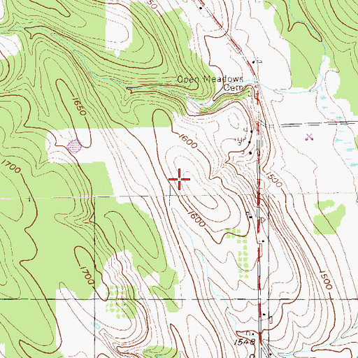 Topographic Map of Town of North Harmony, NY