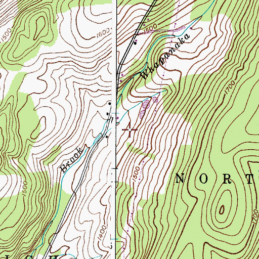 Topographic Map of Town of North Norwich, NY