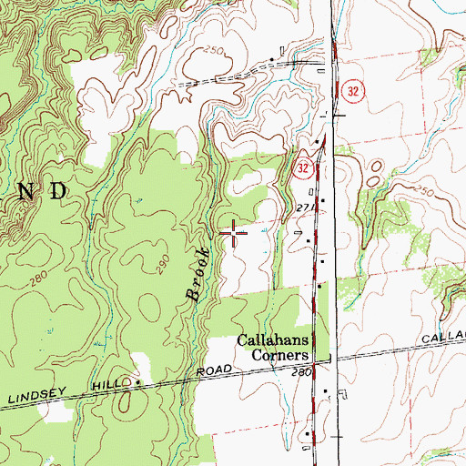 Topographic Map of Town of Northumberland, NY