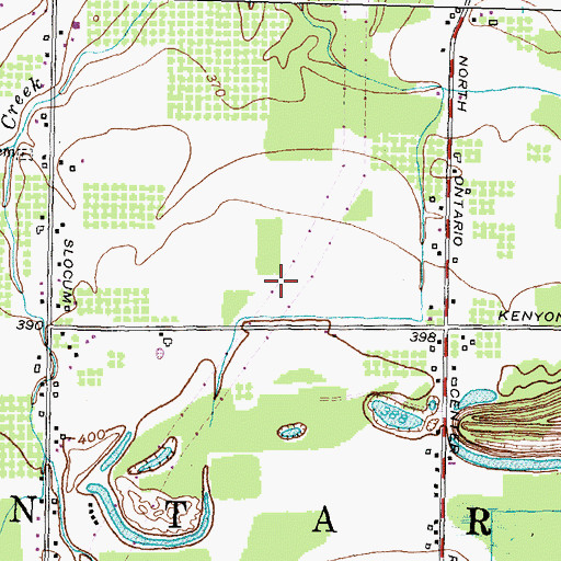 Topographic Map of Town of Ontario, NY