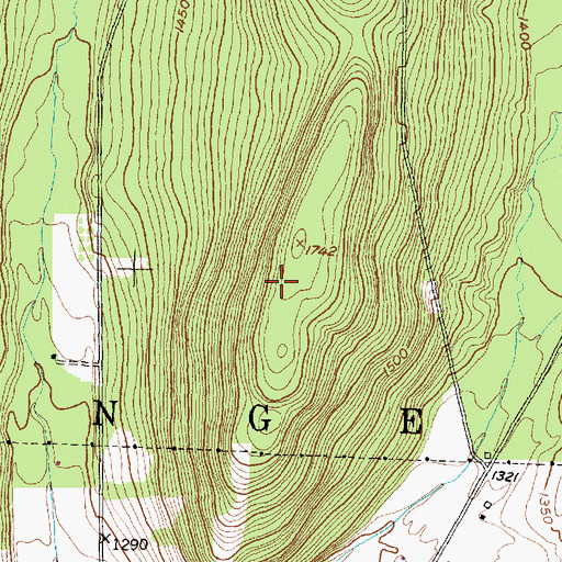 Topographic Map of Town of Orange, NY