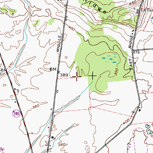 Topographic Map of Town of Orleans, NY