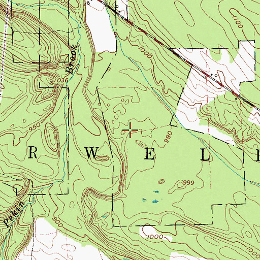Topographic Map of Town of Orwell, NY