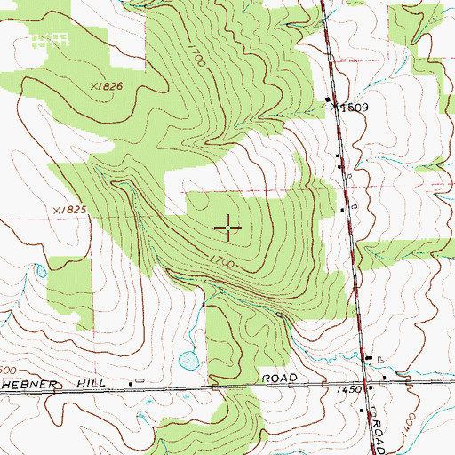 Topographic Map of Town of Otto, NY
