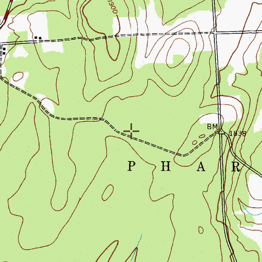Topographic Map of Town of Pharsalia, NY