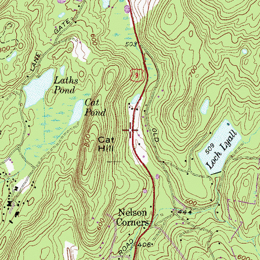 Topographic Map of Town of Philipstown, NY