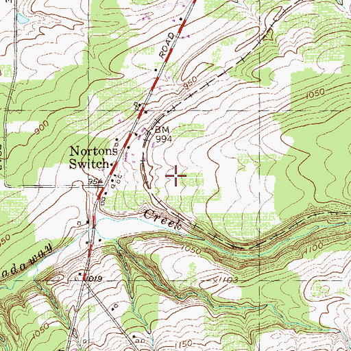 Topographic Map of Town of Pomfret, NY