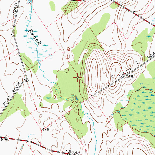 Topographic Map of Town of Potsdam, NY