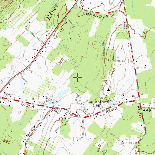 Topographic Map of Town of Ramapo, NY