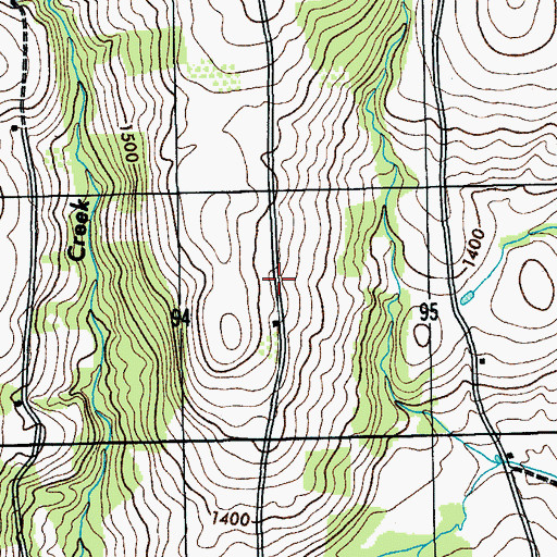 Topographic Map of Town of Rensselaerville, NY