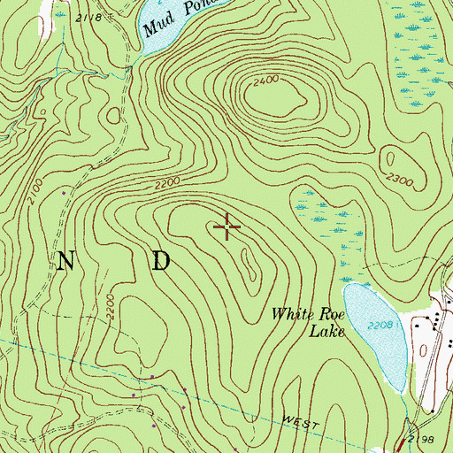 Topographic Map of Town of Rockland, NY