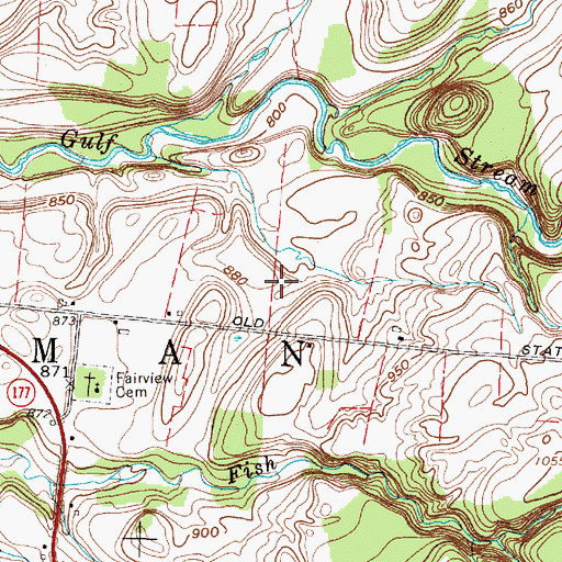 Topographic Map of Town of Rodman, NY