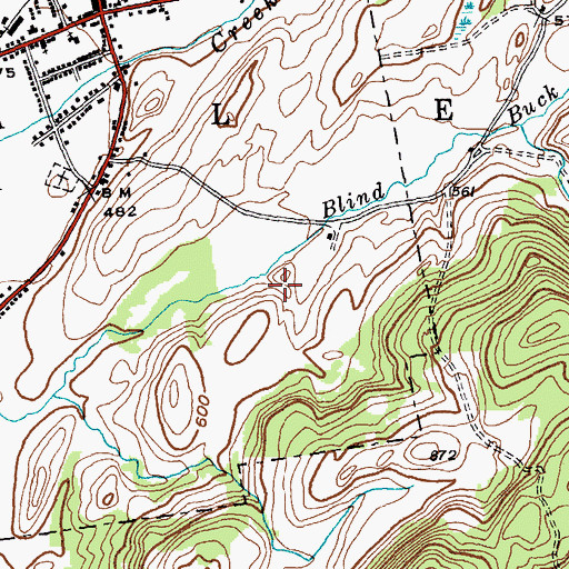 Topographic Map of Town of Salem, NY