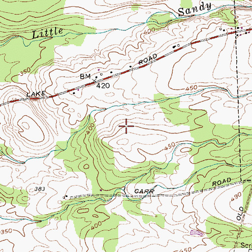 Topographic Map of Town of Sandy Creek, NY