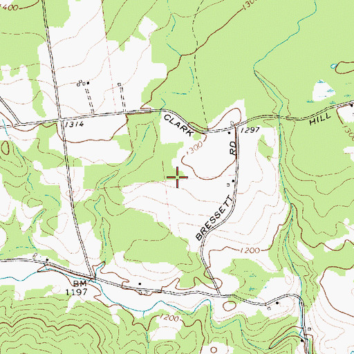 Topographic Map of Town of Saranac, NY