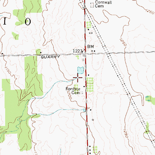 Topographic Map of Town of Scipio, NY