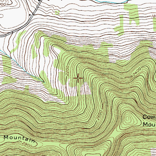 Topographic Map of Town of Stamford, NY