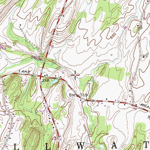 Topographic Map of Town of Stillwater, NY