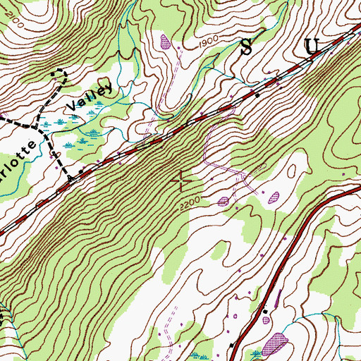 Topographic Map of Town of Summit, NY