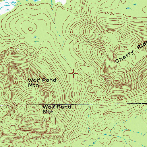 Topographic Map of Town of Thurman, NY