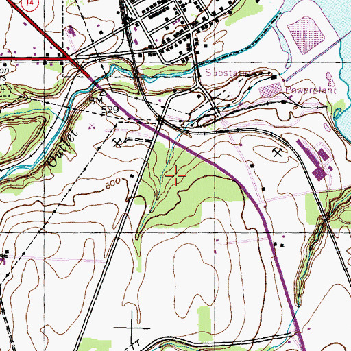 Topographic Map of Town of Torrey, NY