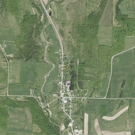 Aerial/Satellite Image of Town of Troupsburg, NY