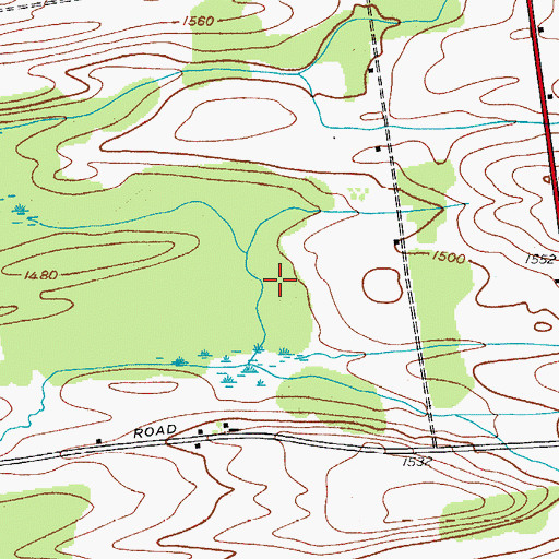 Topographic Map of Town of Warren, NY