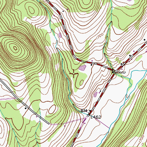 Topographic Map of Town of Westford, NY