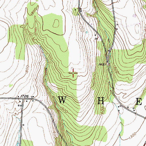Topographic Map of Town of Wheeler, NY