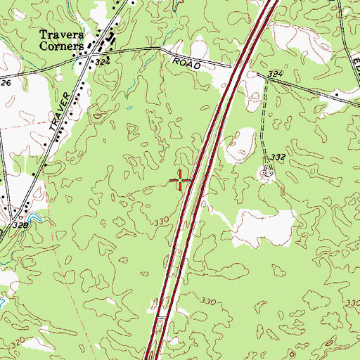 Topographic Map of Town of Wilton, NY